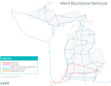 Merit Backbone Network
